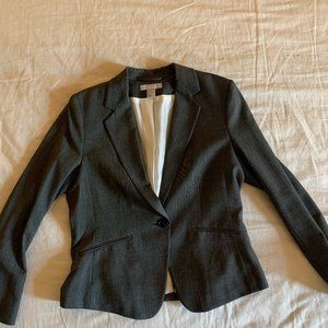 Grey structured blazer from H&M (Size US14)